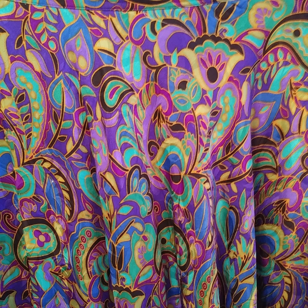 Vintage Adrianna papell silk skirt Size 12
